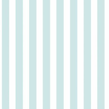 Graphic shape non-woven wallpaper turquoise and white Tiny Tots 2 Essener G78406