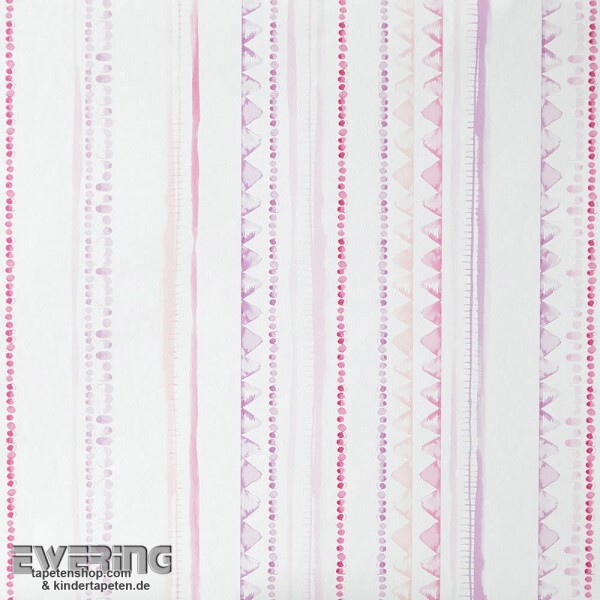 SALE 2er Set rosa Streifen Papier 