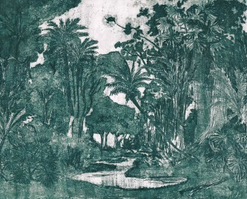 Dschungel-Wandbild Grün Natur Tenue de Ville ODE 62-ODED191418
