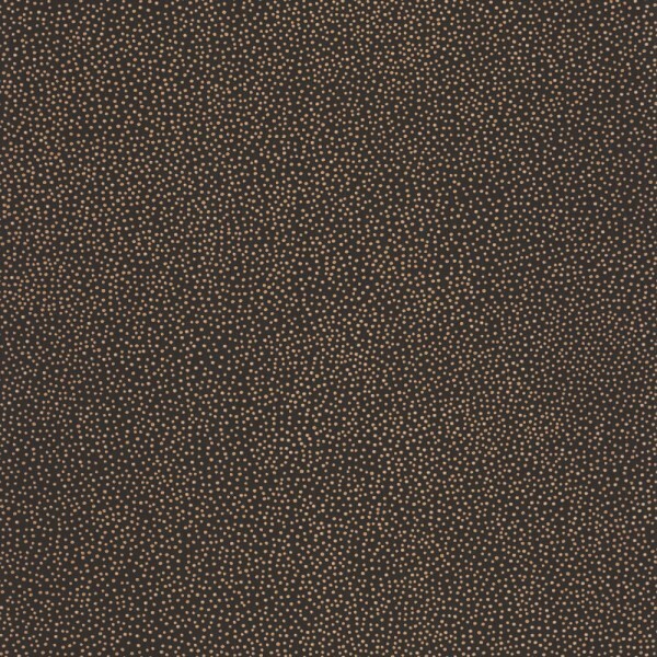 Black non-woven wallpaper Golden Dots Shiny Sea You Soon