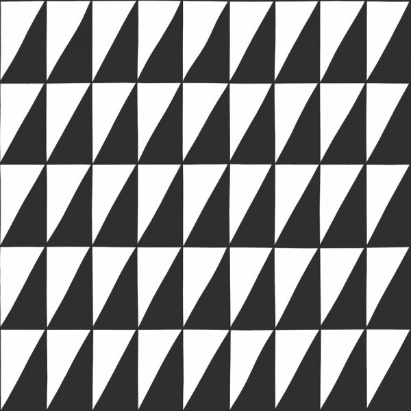Tapete Schwarz Weiße Dreiecke