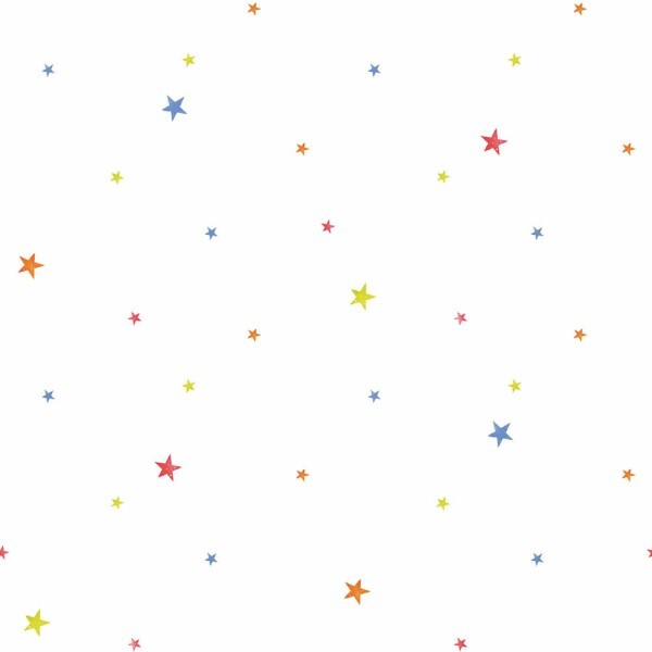 shapes star wallpaper white and colorful Tiny Tots 2 Essener G78414