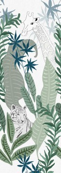 Mural Green Jungle Animals Sofie & Junar INK7646