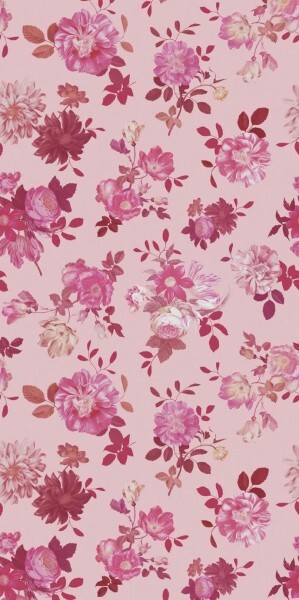 Rosa Pink Blumen-Wandbildbahnen