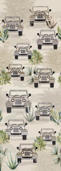 Jeep Wandbild Vlies Sahara Beige Sofie & Junar INK7655