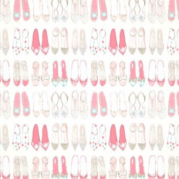 Tapete Schuhe Sandalen Mädchenschuhe rosa weiß HLTF112646