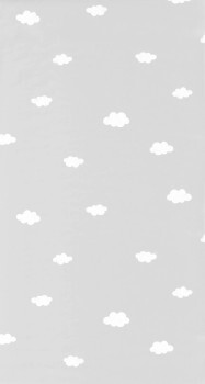 small clouds non-woven wallpaper gray Casadeco - Once upon a time OUAT29759332 _L 4