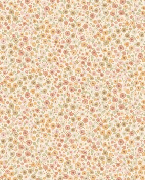 nature floral pattern non-woven wallpaper apricot Explore Eijffinger 323061