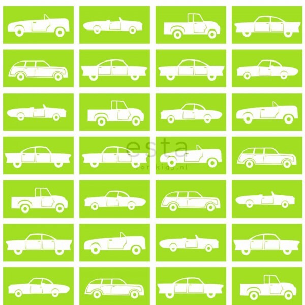 Apfel-Grün Automotive Papiertapete