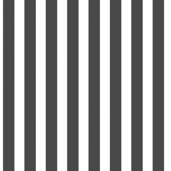 Black and white non-woven wallpaper lines pattern Tiny Tots 2 Essener G78399