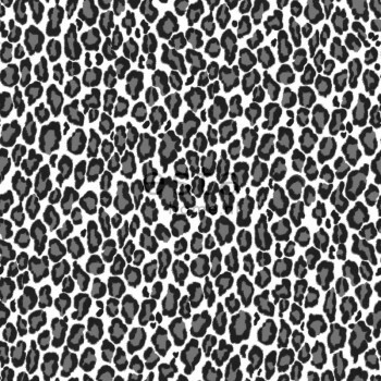 Vliestapete Leopard Schwarz Weiß