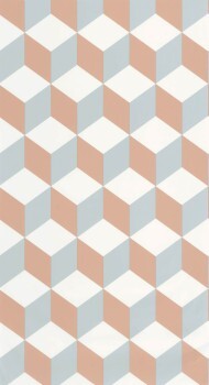 square pattern Cream gray and white wallpaper Young and free YNF103324060