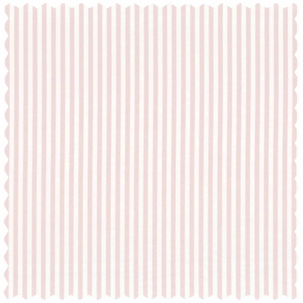 Striped fabric Pink White Rose & Nino 45340209