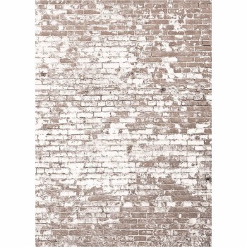 Stay strong mural white and brown Caselio - Young and free Texdecor YNF103431903