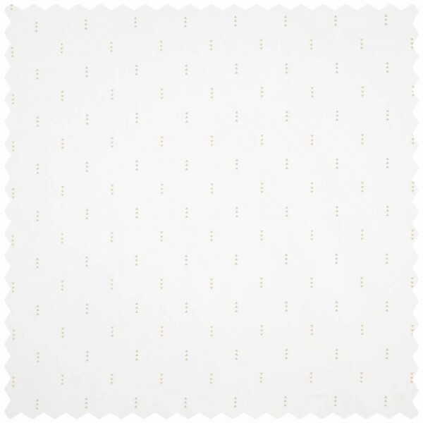 Decoration fabric pattern triangles beige