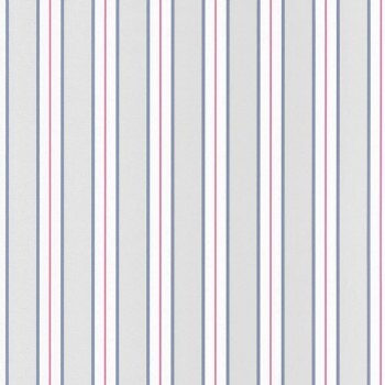 non-woven wallpaper grey pink stripes