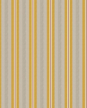 Non-woven wallpaper stripes pattern yellow gray Pip Studio 5 300133