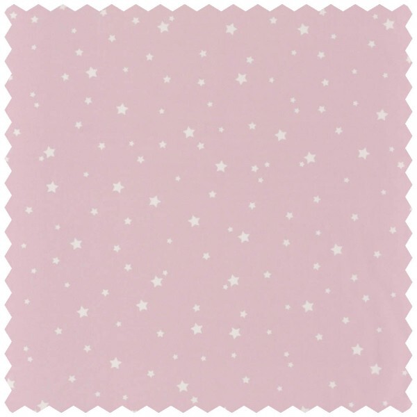 Decoration fabric pink stars