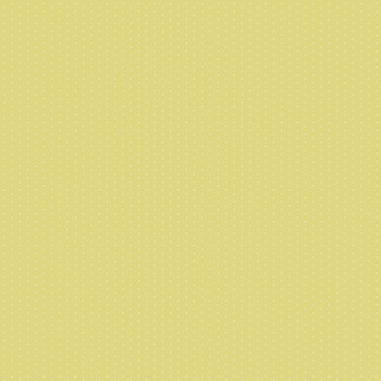 Non-woven wallpaper yellow white dots Rose & Nino