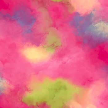 Non-woven wallpaper clouds sky neon colorful Smita Good Vibes
