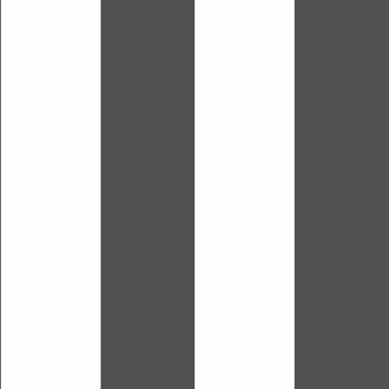 Schwarz-weiß Blockstreifentapete Stripes 002159