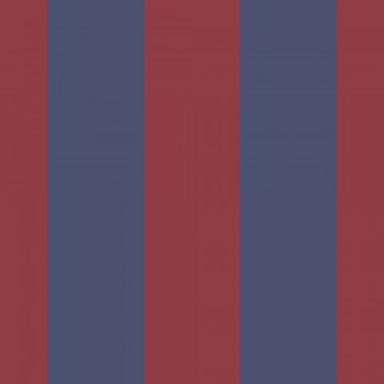 Wallpaper non-woven stripes red blue