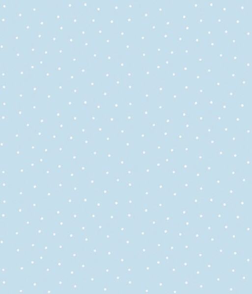 Weiß und hellblaue Tapete Pünktchen Pippo Rasch Textil 104591