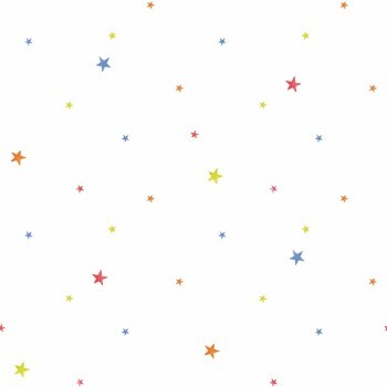 shapes star wallpaper white and colorful Tiny Tots 2 Essener G78414