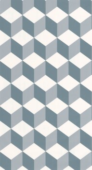 graphic 3D geometric wallpaper gray Young and free YNF103326069