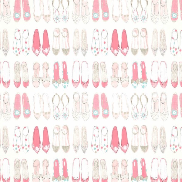 Tapete Schuhe Sandalen Mädchenschuhe rosa weiß HLTF112646