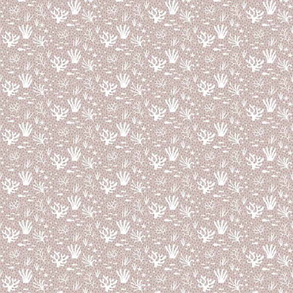non-woven wallpaper plants nature motifs white pink 014854