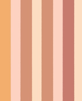 stripes forms non-woven wallpaper pink and orange Explore Eijffinger 323050