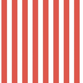 Block stripes non-woven wallpaper red and white Tiny Tots 2 Essener G78404