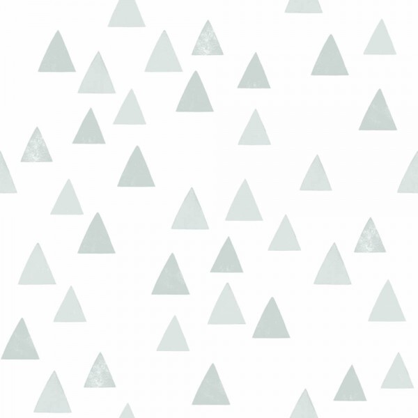 Wallpaper pale-green triangles