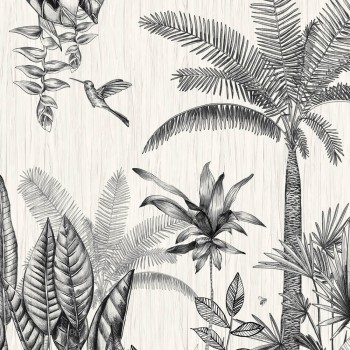 Wandbild Tropisch creme Casamance - Rio Madeira 48-74290180