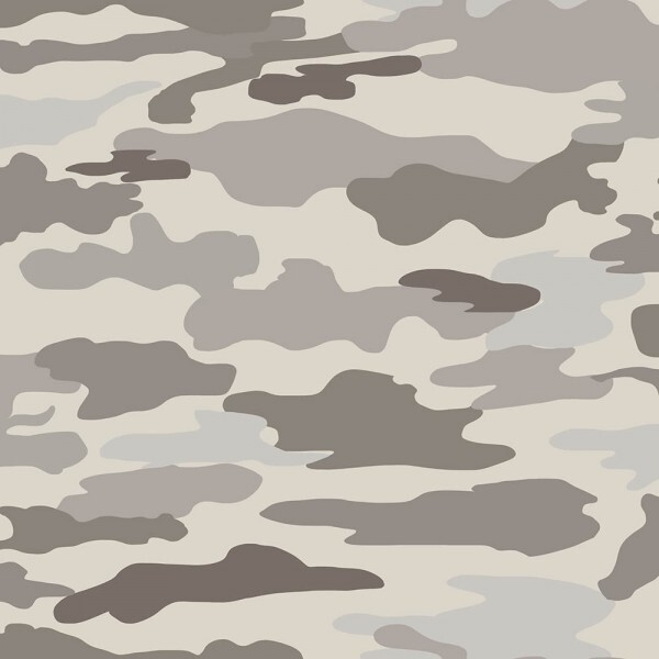 Tapete Grau-Braun Camouflage
