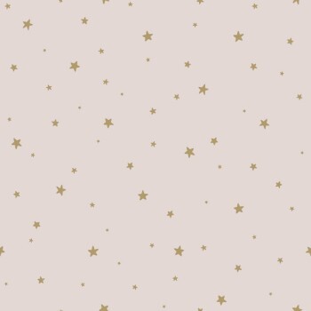 glowing night sky non-woven wallpaper beige and gold Woodland Rasch Textil 139260