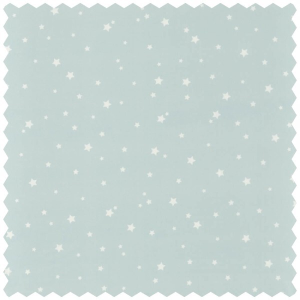 Decoration fabric blue stars