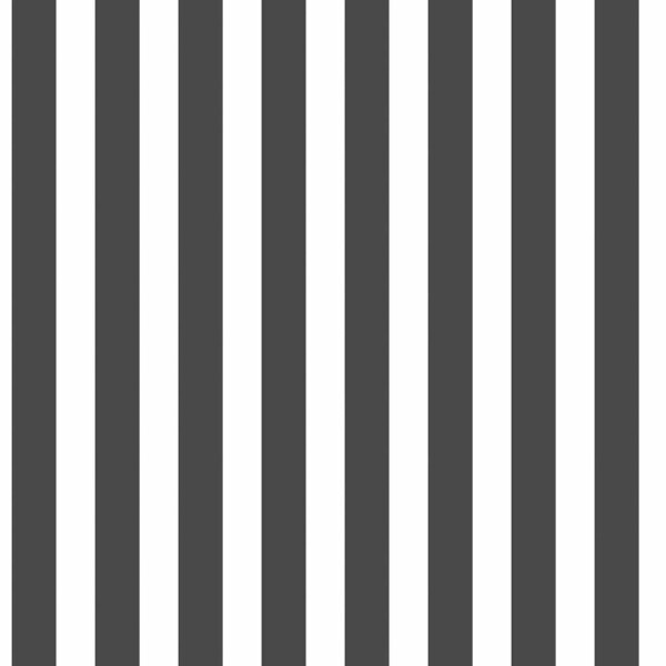 Black and white non-woven wallpaper lines pattern Tiny Tots 2 Essener G78399