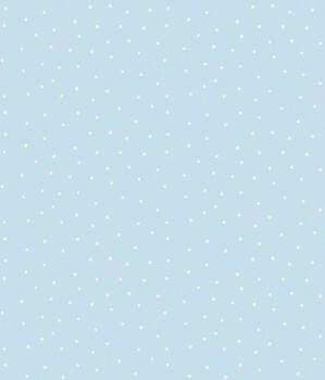 White and light blue wallpaper dots Pippo Rasch Textil 104591