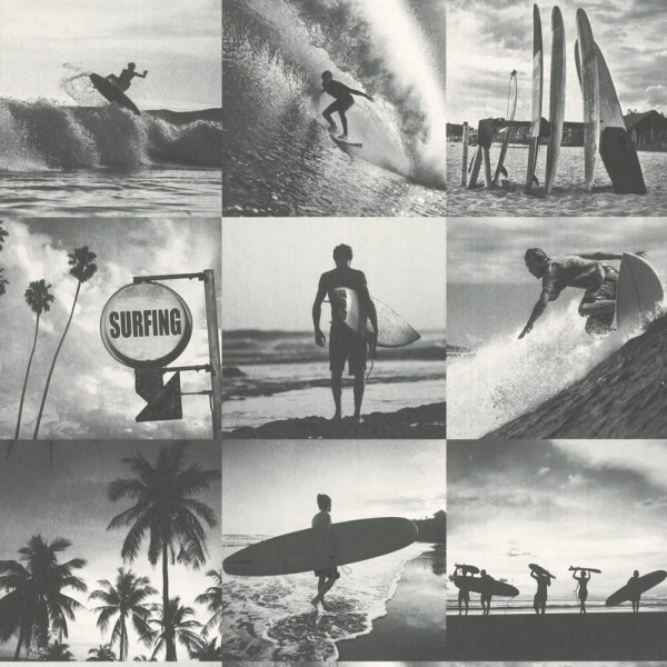 Tapete Fotos Surfer Grau