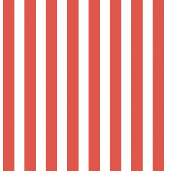 Block stripes non-woven wallpaper red and white Tiny Tots 2 Essener G78404