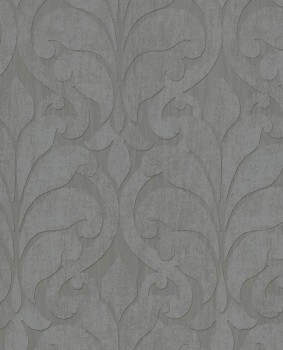 Siroc Eijffinger 55-376001 Ornamente Wohnzimmer Tapete Vlies grau