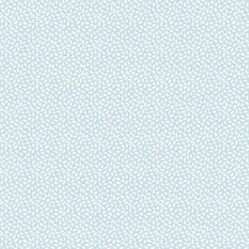 leaf shape small leaves wallpaper light blue and white Mondobaby Rasch Textil 113027