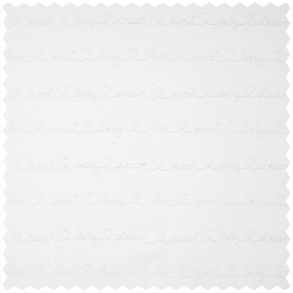 Decoration fabric handwritten lettering lettering white MWS29929310