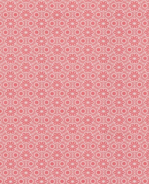 gleam red pattern wallpaper flowers