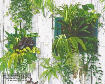 8-30413-1, 304131 Authentic Walls AS Creation Papiertapete grün Pflanzen