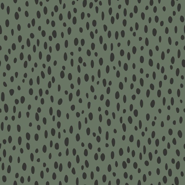 dot pattern green non-woven wallpaper Woodland Rasch Textil 039258