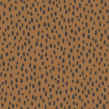 color dots dark orange non-woven wallpaper Woodland Rasch Textil 139257