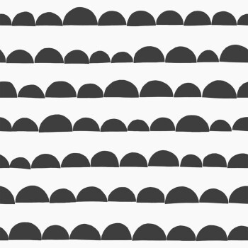 Schwarz weiße Vliestapete verspieltes grafisches Muster Woodland Rasch Textil 139268